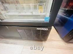 Commercial Refrigerator 48 Cu Ft 2 Door Merchandiser Refrigerator, Black and Gla