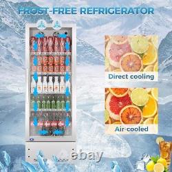 Commercial Refrigerator Glass Single Door Merchandiser Display Cooler 11Cu. Ft