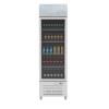 Commercial Single Door Merchandiser Display Refrigerator 11.3 Cu. Ft with Lighting