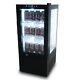 Countertop Display Merchandiser Refrigerator 2.5 cu. Ft. 4 View Black