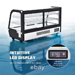 Countertop Refrigerator Bakery Deli Case ETL Adjustable Shelf Display Cooler 48
