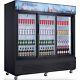 Dukers 3 Door Commercial Display Merchandiser Refrigerator, Retails $6,200