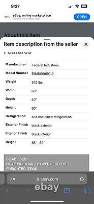 Federal Industries IMSS60SC-3 60 Refrigerated Self-Serve Island Merchandiser