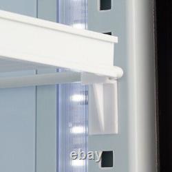 Fricool 16.5 Narrow Glass Door Refrigerator Cooler Swing Door NEW