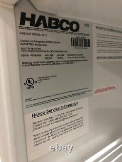 Habco 1 Door Glass Cooler Model # Se12 Slim Cooler
