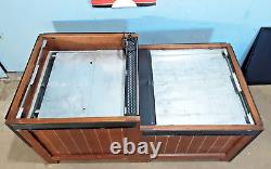 Heavy Duty Open Top Deli/produce Refrigerated Island Display Case Merchandiser