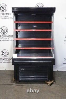 Hussmann 40 Black Vertical Open Air Refrigerated Merchandiser Model Gsvm-4072