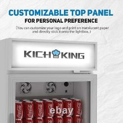 Merchandiser Refrigerator Glass Door Commercial Beverage Cooler 17.1 Cu. Ft New