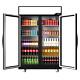 Merchandiser Refrigerator Glass Door Commercial Display Beverage 39 Cu. Ft New