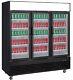 NEW Commercial Merchandiser Refrigerator Three Glass Door Cooler Display NSF