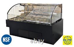 NSF 72 W Refrigerated Open Air Cooler Display Case Grab & Go Merchandiser ETL