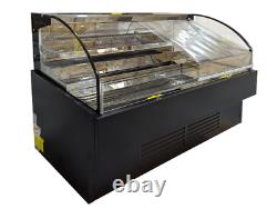 NSF 72 W Refrigerated Open Air Cooler Display Case Grab & Go Merchandiser ETL