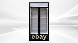 New 36 Wide Commercial Merchandiser Glass Door Refrigerator LGS-650W NSF ETL