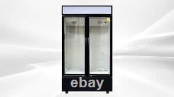 New 41 Wide Commercial Merchandiser Glass Door Refrigerator Cooler NSF ETL