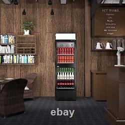 New Commercial 2 Glass Door Cooler Display Refrigerator Beverage Merchandiser