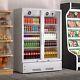 New Commercial Merchandiser Cooler 2 Glass Door Display Refrigerator 17.1 Cu. Ft