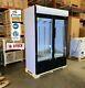 New Commercial Refrigerator Merchandiser Two Glass Door Display Cooler NSF ETL