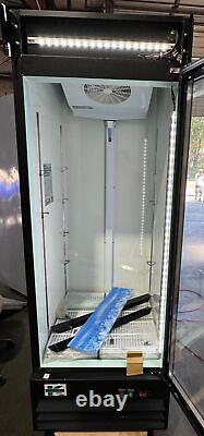 New Kenneco Stkmr1d/b 1 Glass Door Merchandising Refrigerator