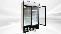 New Two Door Commercial Merchandiser Cooler Refrigerator NSF ETL 48 x 29 x 80