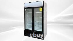 New Two Door Commercial Merchandiser Cooler Refrigerator NSF ETL 48 x 29 x 80