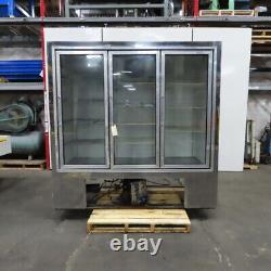 Pinnacle WBSC-3 70 Wide x 20 Deep 3 Door Merchandiser Refrigerator Glass Front