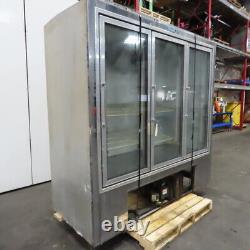 Pinnacle WBSC-3 70 Wide x 20 Deep 3 Door Merchandiser Refrigerator Glass Front