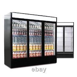 Refrigerator 3-Door Glass Swing Door Merchandiser Refrigerator Cooler