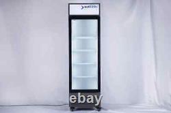 SDGR 23'' Black Swing Glass Door Merchandiser Refrigerator