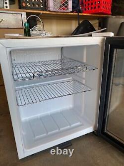 Summit SCR215L Countertop Beverage Merchandiser Refrigerator in White, One Gl