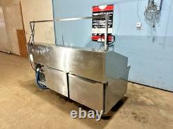 Taulsen All Stainless Steel Refrigerated Seafood Display Merchandiser Case