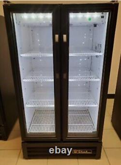 True 2 Glass Door Merchandiser Swing Door Refrigerator Model GDM-30-LD