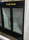 True GDM-49-LD 54 Swing Glass Refrigerator Merchandiser 49 cu