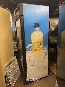 True Gdm-26 Used Single Glass Door Refrigerator Merchandiser Crystal Light