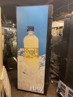 True Gdm-26 Used Single Glass Door Refrigerator Merchandiser Crystal Light