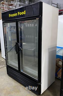 True Refrigeration GDM-49F 54 Swing Glass Door Freezer Merchandiser 49 cu