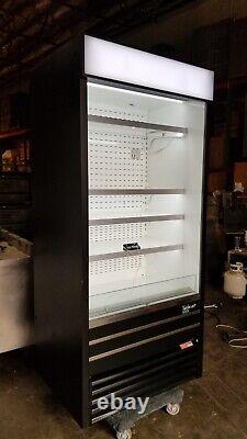 Turbo Air 36 wide Open Case Merchandising Refrigerator Cooler #TOM-36EB-N