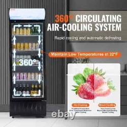 VEVOR Commercial Merchandiser Refrigerator Cooler 9.7 Cu. Ft /275L with 4 Shelves