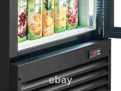 WILPREP Commercial Display Refrigerator, 8.5 cu ft Glass Door Merchandiser